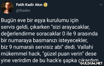 Fatih Kadir Akın e @fkadev...