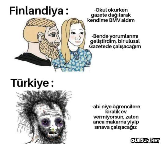 Türkiye'de öğrencilik...