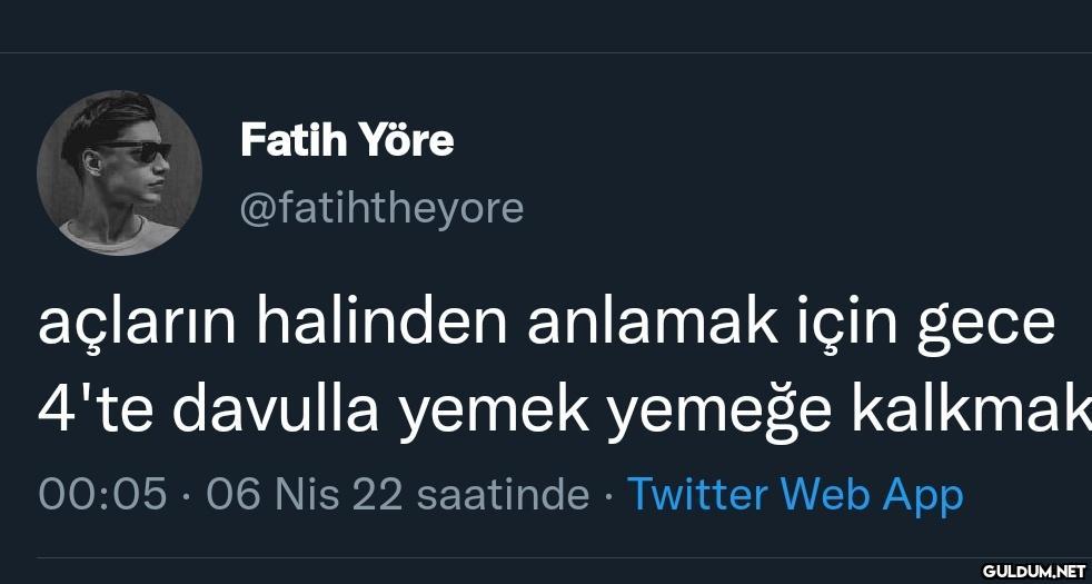 Fatih Yöre @fatihtheyore...