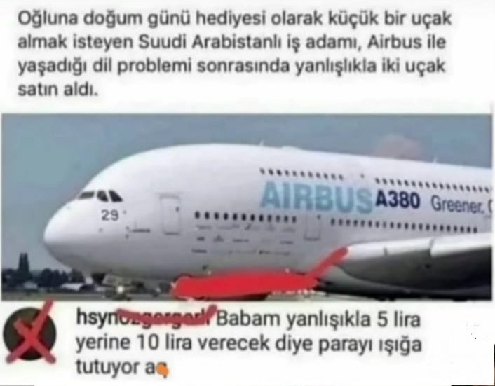 Oğluna doğum günü hediyesi...