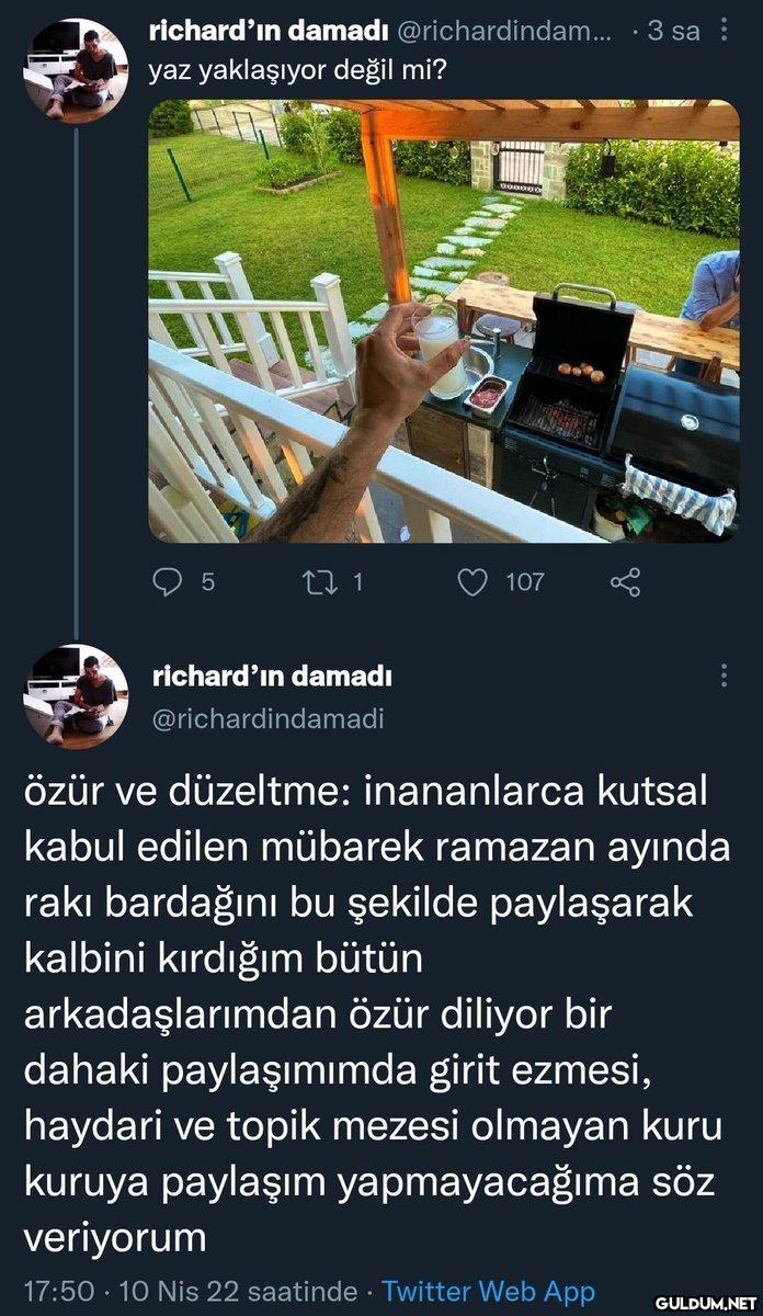 richard'ın damadı...