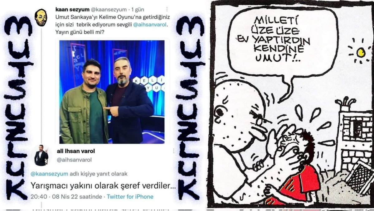 Milleti üze üze ev...