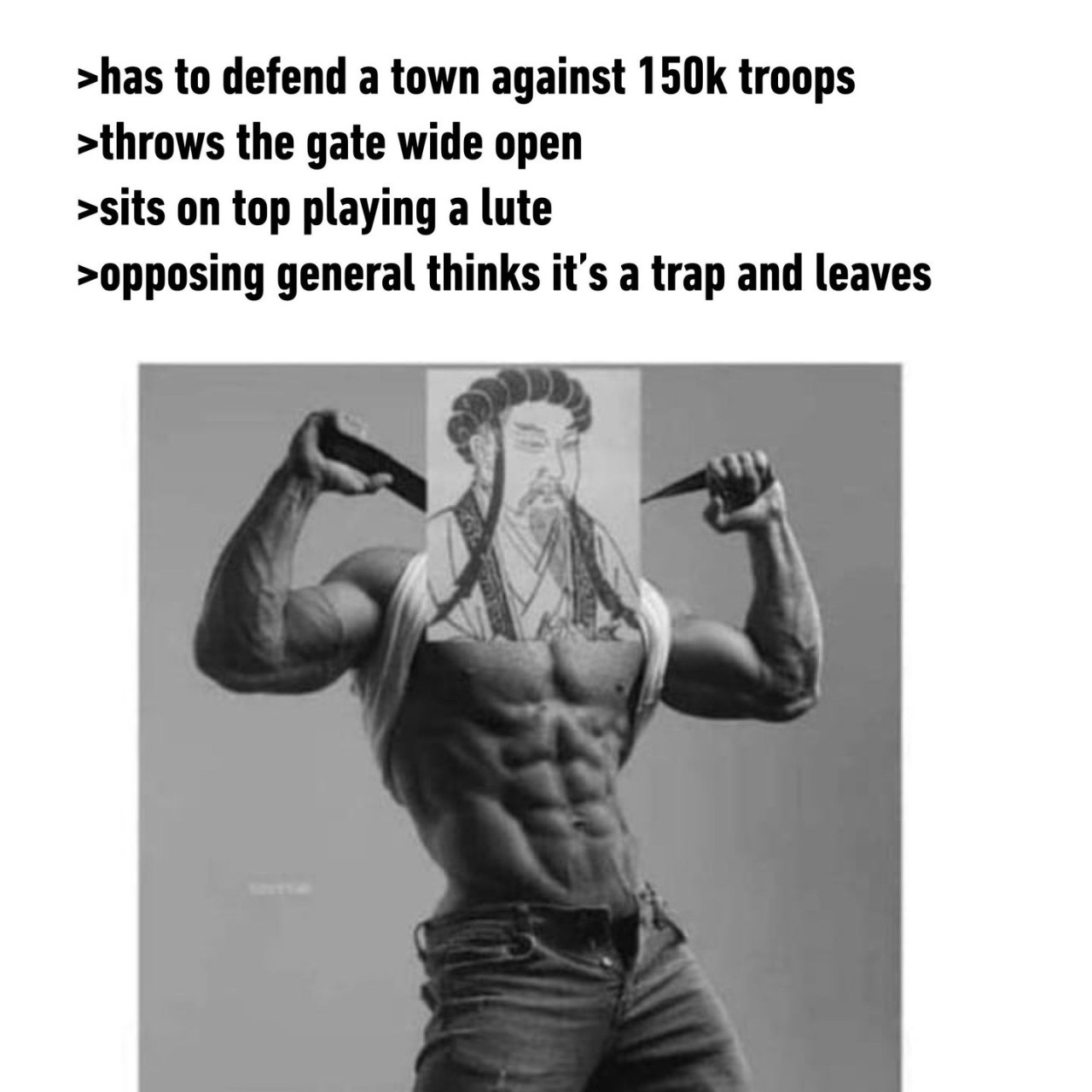 Giga chad with giga balls...