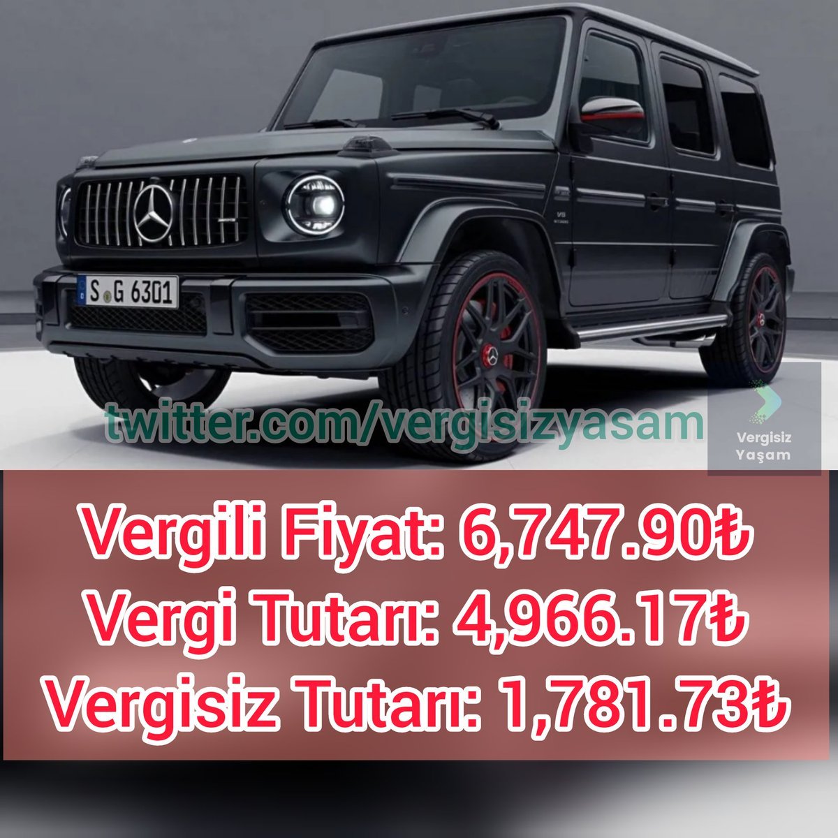 Mercedes-AMG G63  Vergisiz...