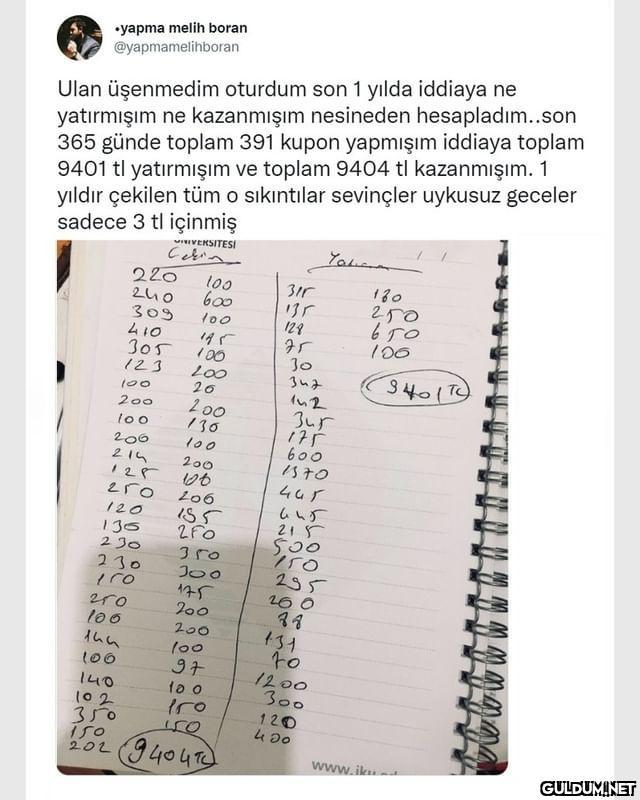 •yapma melih boran...