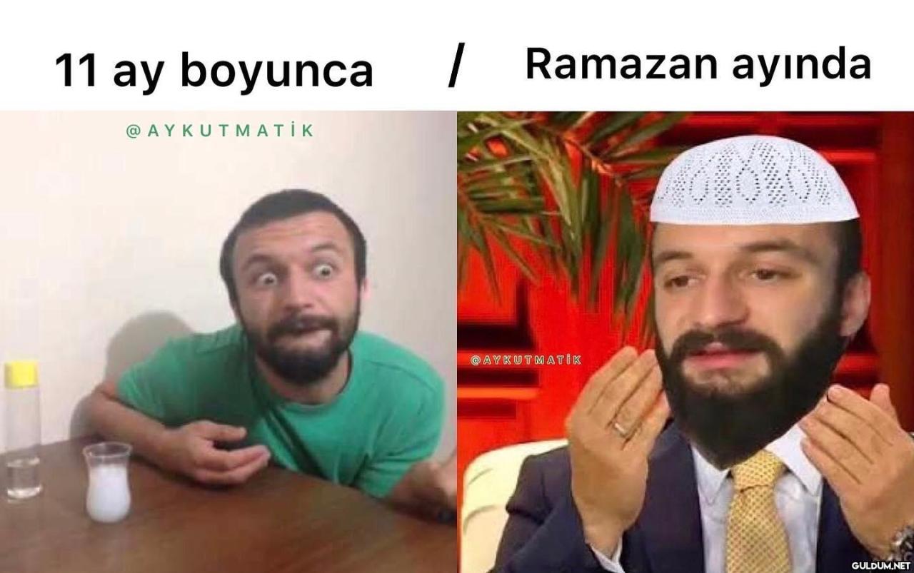 11 ay boyunca / Ramazan...
