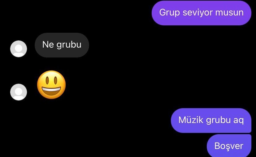 Grup seviyor musun Ne...