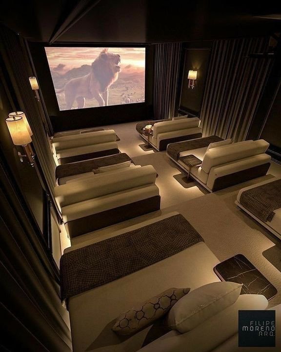 Bir sinema salonu....