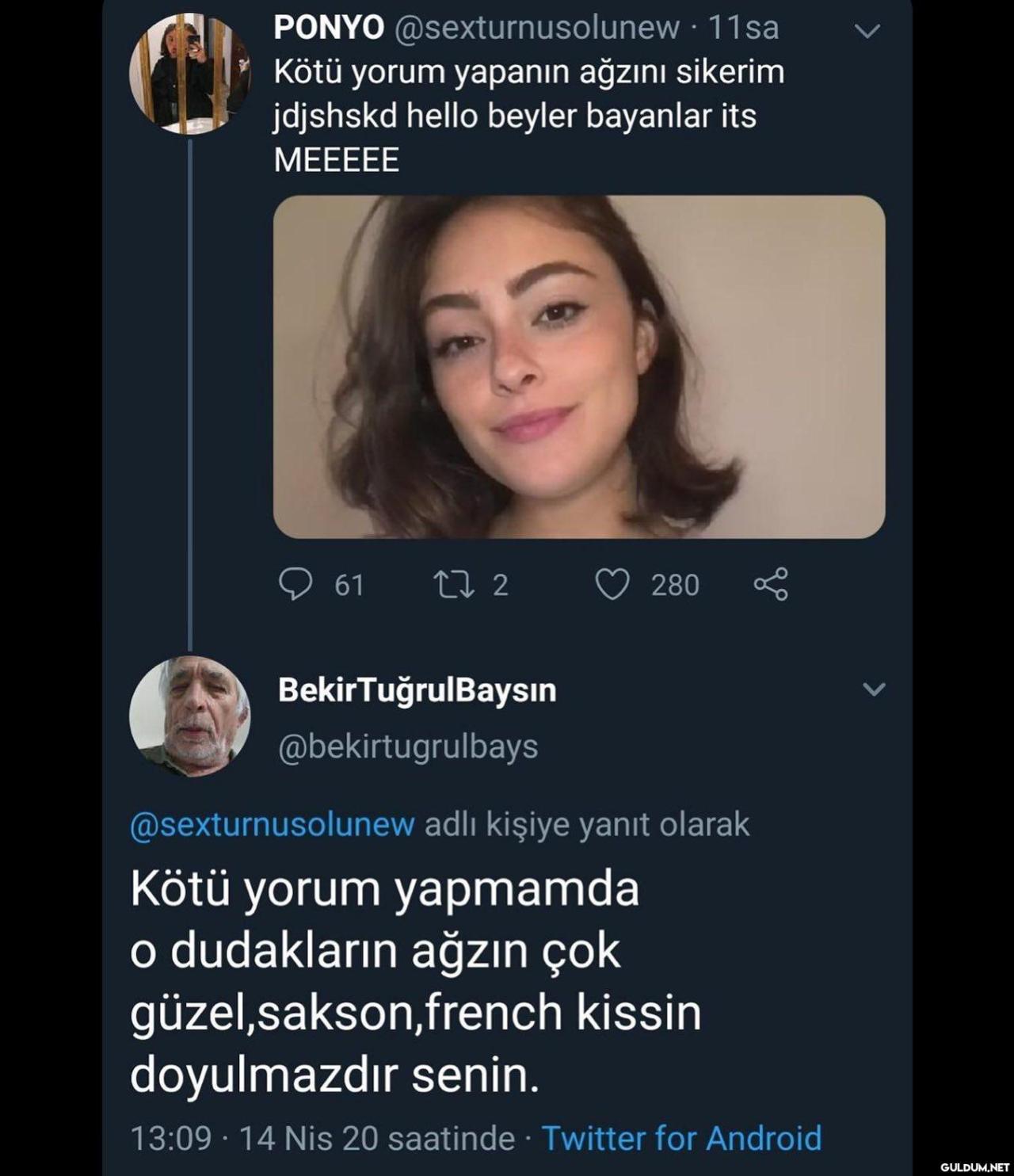 bekir dayi ile french kiss...
