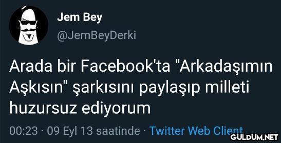 Jem Bey @JemBeyDerki Arada...