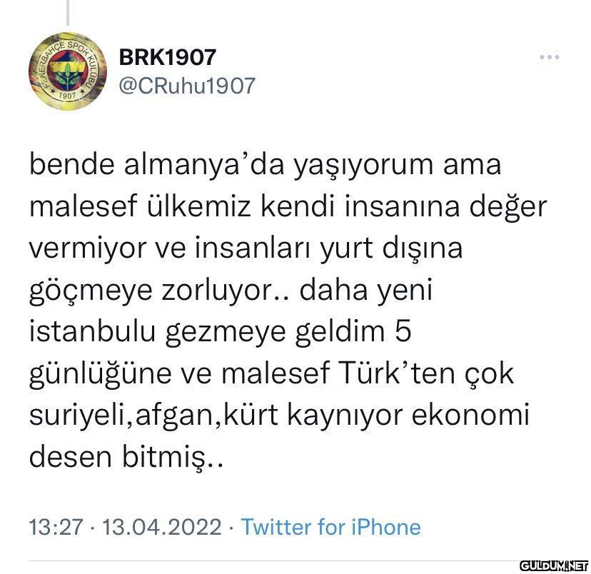 Kendi insanına değer...