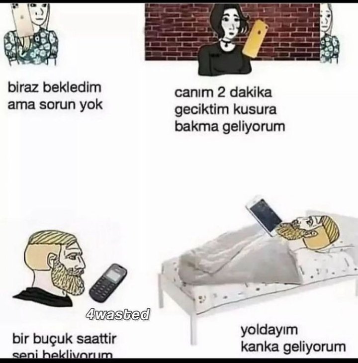 biraz bekledim canım 2...