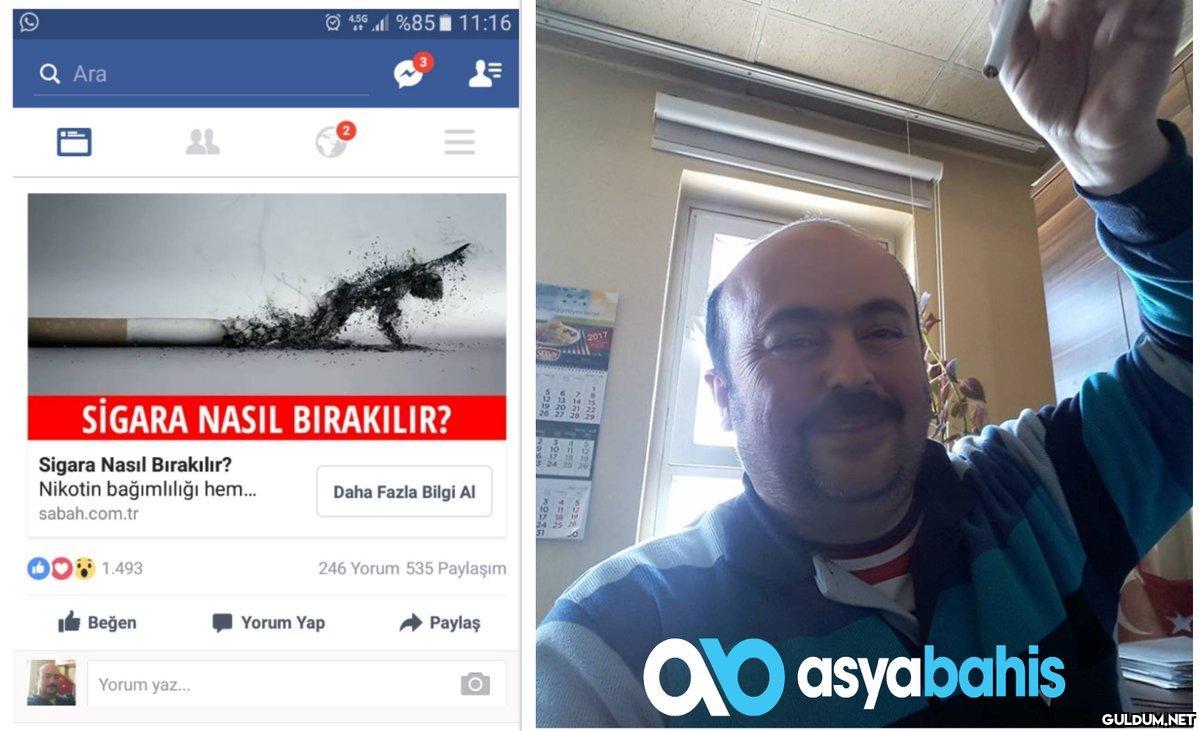 Sigarayı bırakmak isteyen...