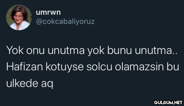 umrwn @cokcabaliyoruz Yok...