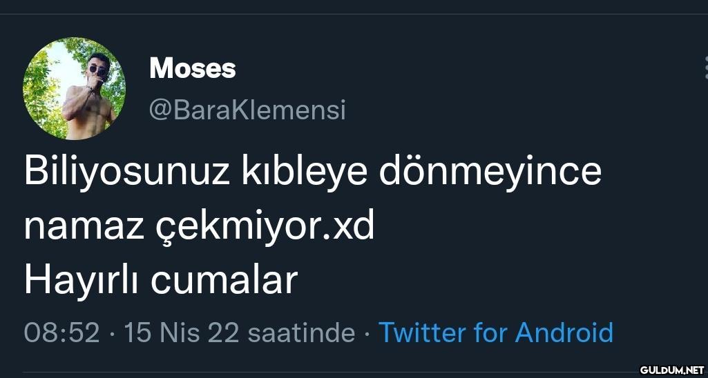 Moses @BaraKlemensi...