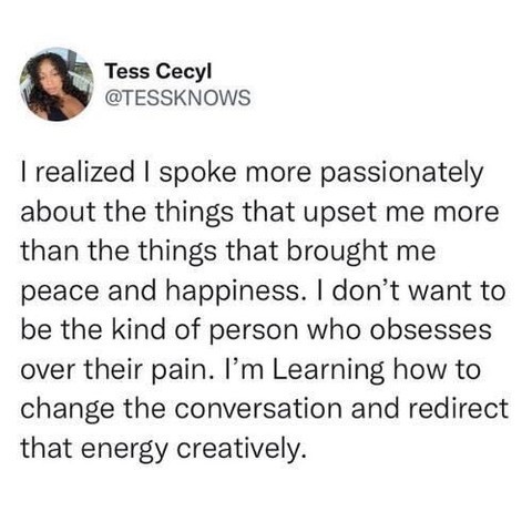 I should start doing this...