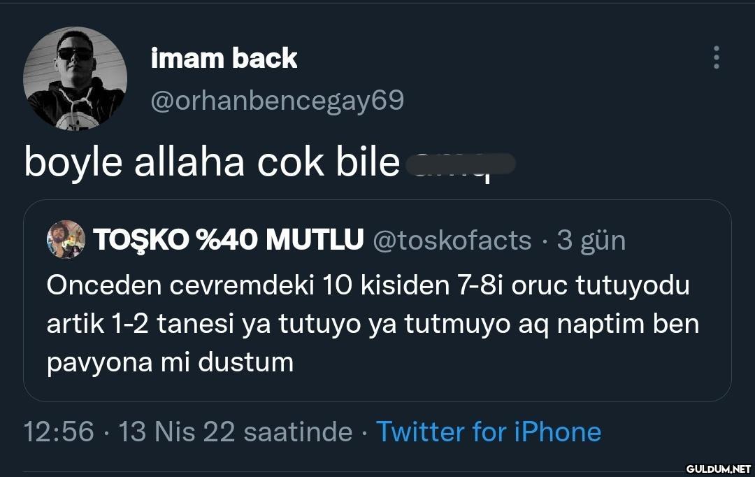imam back @orhanbencegay69...