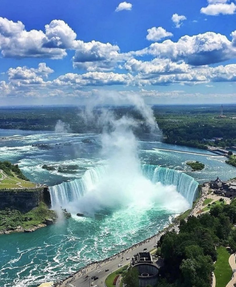 ⛲Niagara Şelalesi...