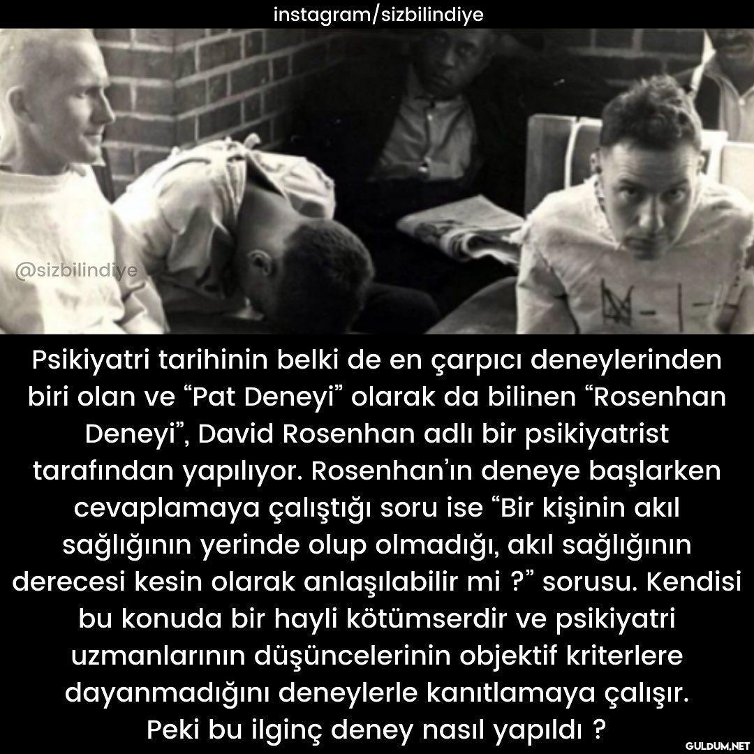 Bir deneyin hikayesiyle...