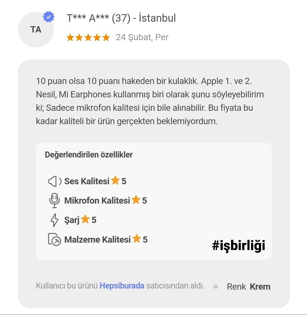 Tam bir fiyat performans...