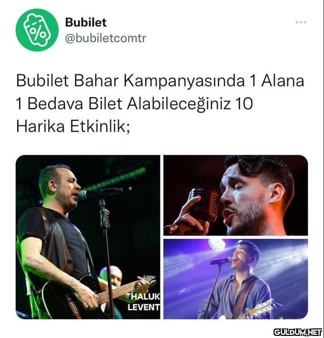 Bubilet’in bahar...