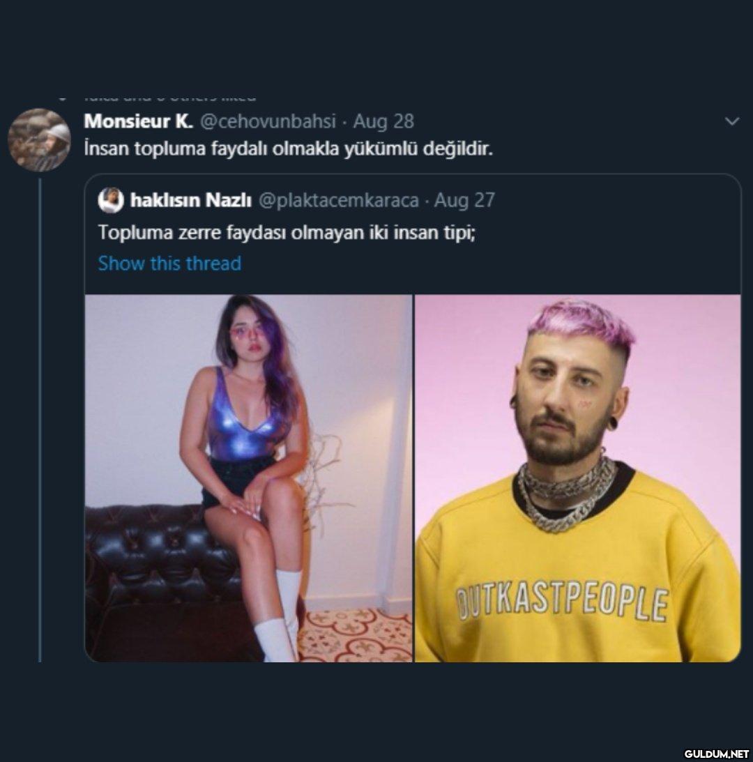 Monsieur K. @cehovunbahsi...