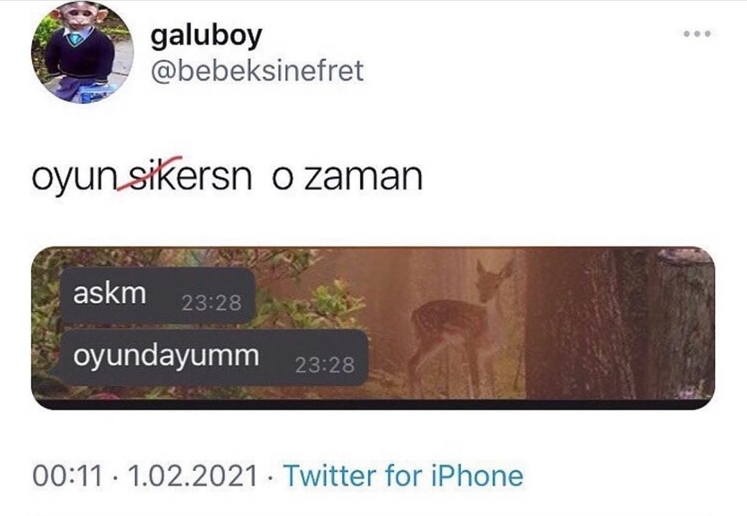 galuboy @bebeksinefret...