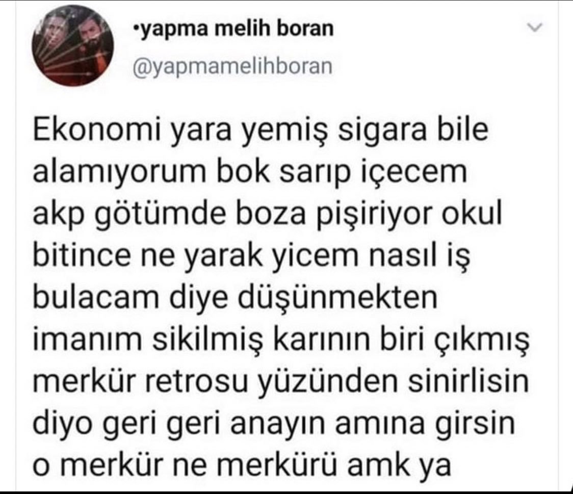 •yapma melih boran...