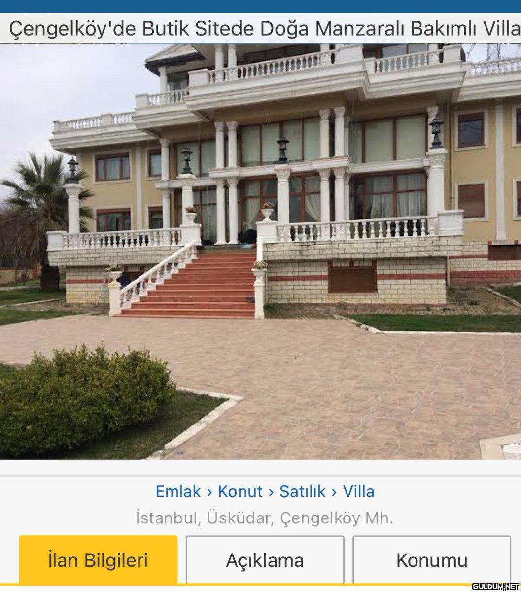 özgür bu sefer evi satışa...