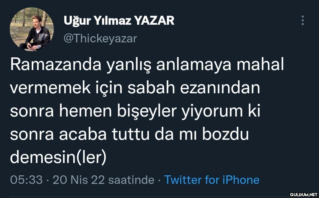 Uğur Yılmaz YAZAR...