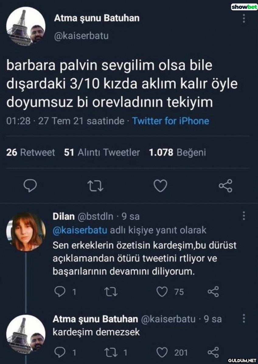showbet Atma şunu Batuhan...