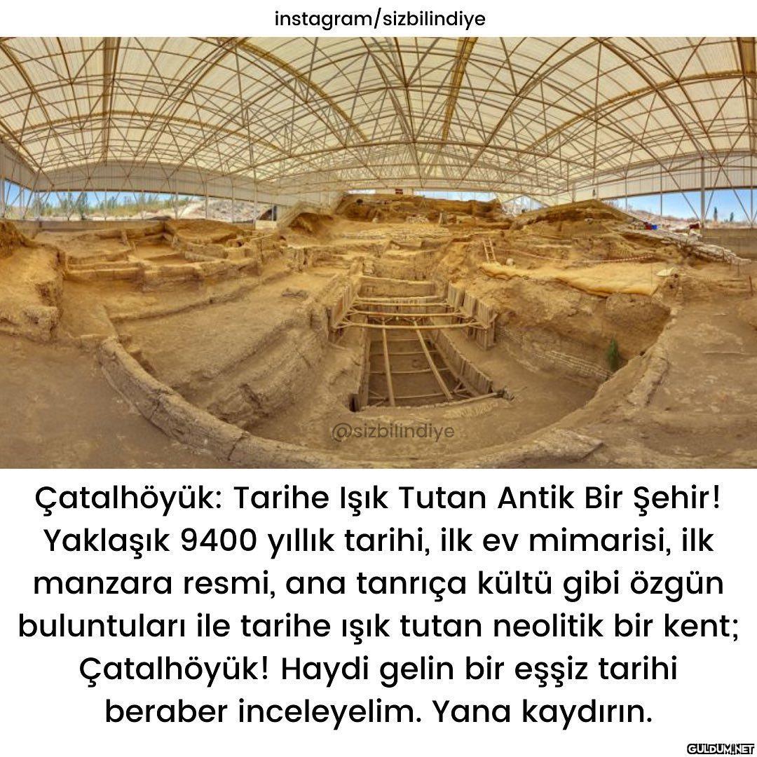 Çatalhöyük’ün benzersiz...