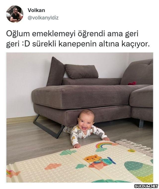 Volkan @volkanyldiz Oğlum...