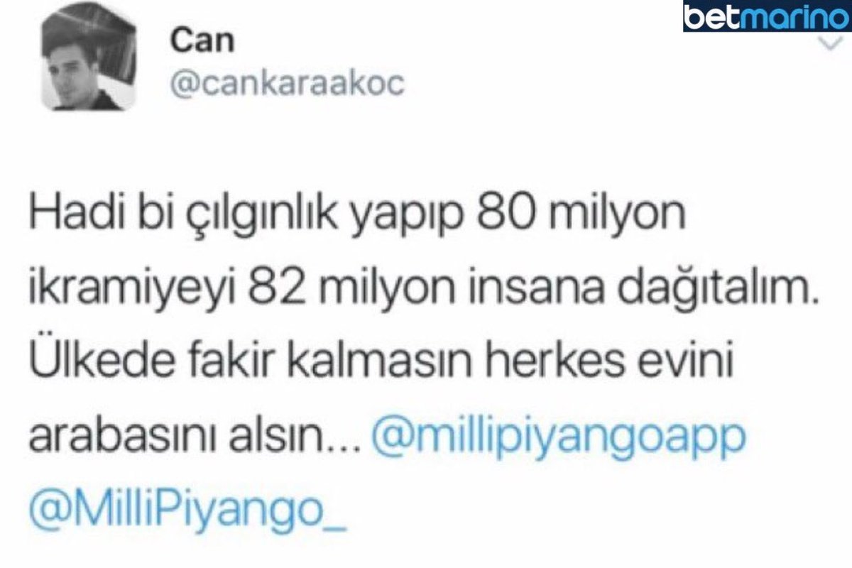 Can @cankaraakoc Hadi bi...