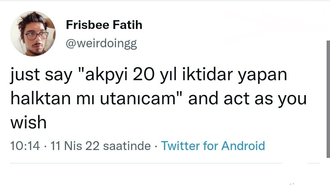 otobüste butona basmak...