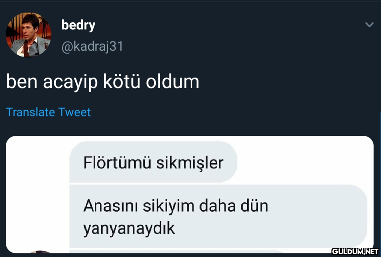 bedry @kadraj31 ben acayip...