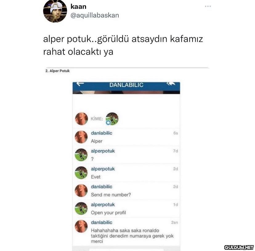 Aynen öyle bu arada ya...