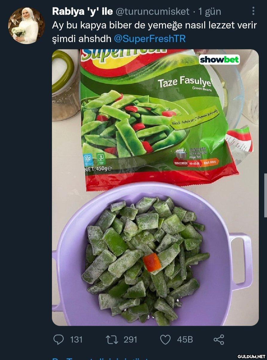 Kağıda biber yazıp...