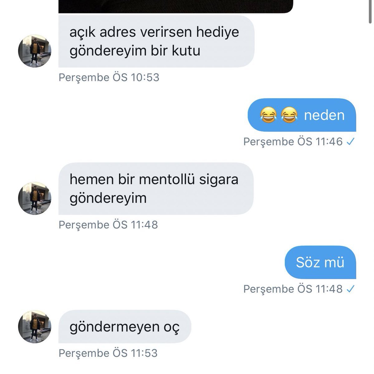 Bir de üşenmeden çıktı...