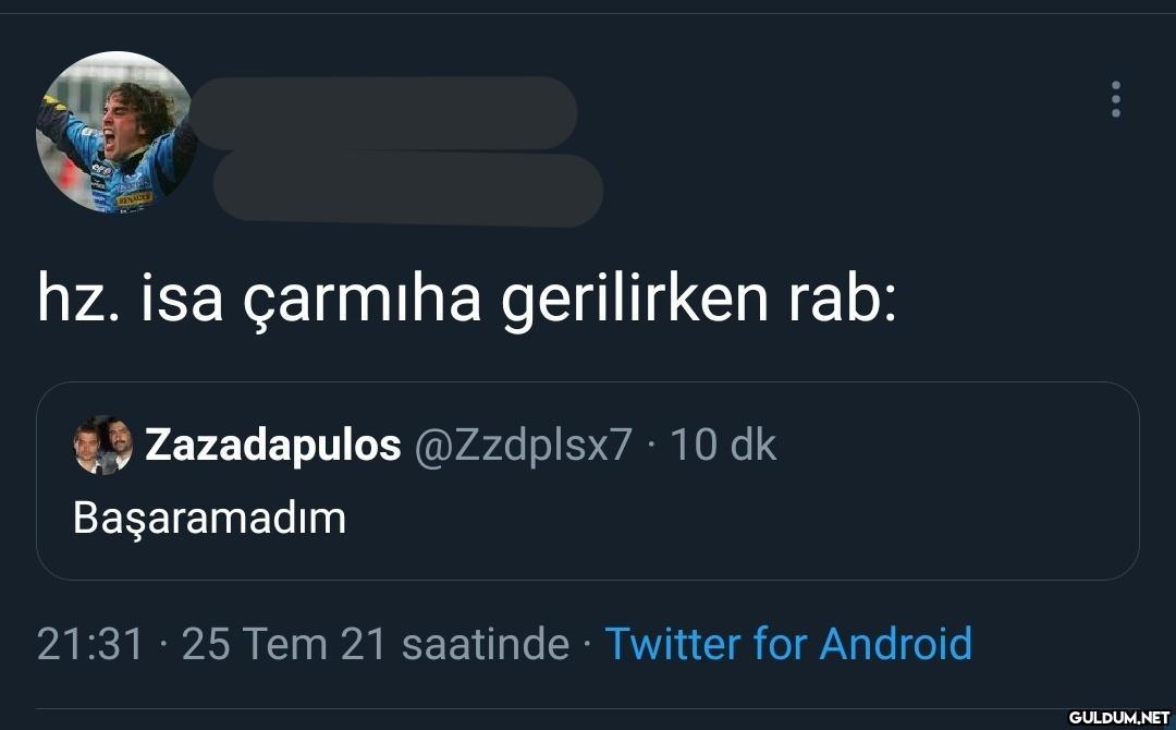 hz. isa çarmıha gerilirken...