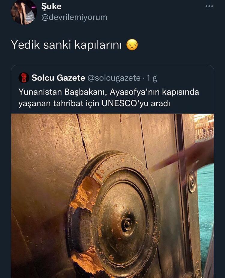 Şuke @devrilemiyorum Yedik...