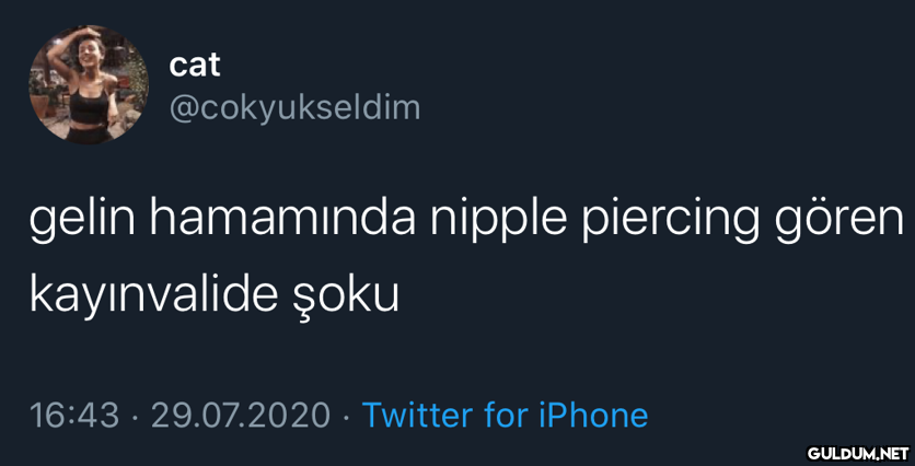cat @cokyukseldim gelin...