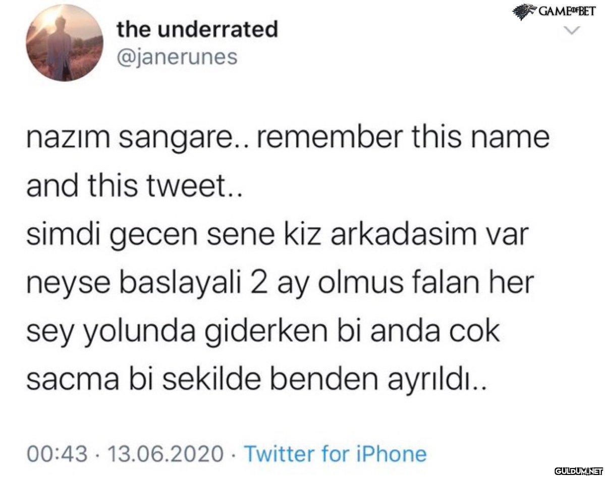 nazım sangare’yle...