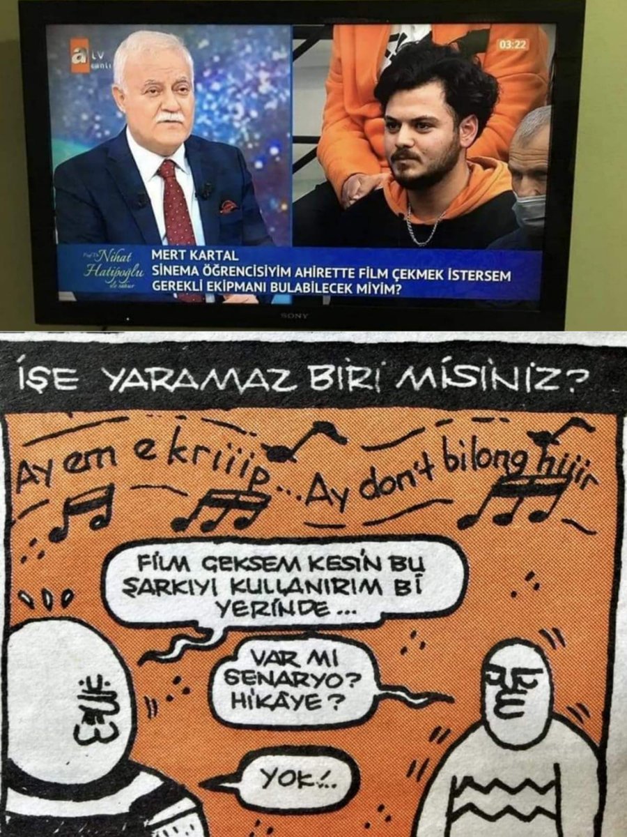 - Ahirette film çekmek...