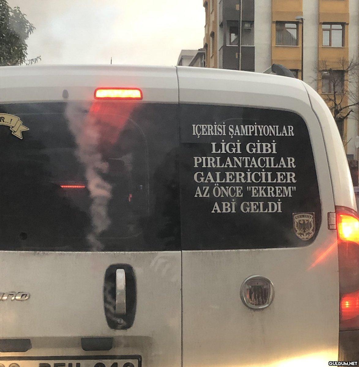 ekrem mi? yine paranın...