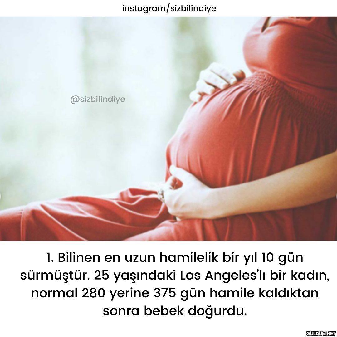 Hamilelik ile ilgili bir...