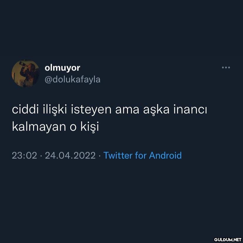 olmuyor @dolukafayla ciddi...