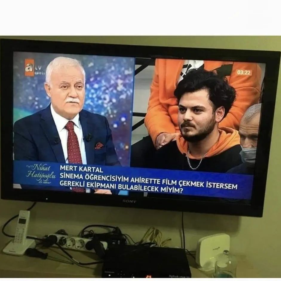 - Ahirette film çekmek...