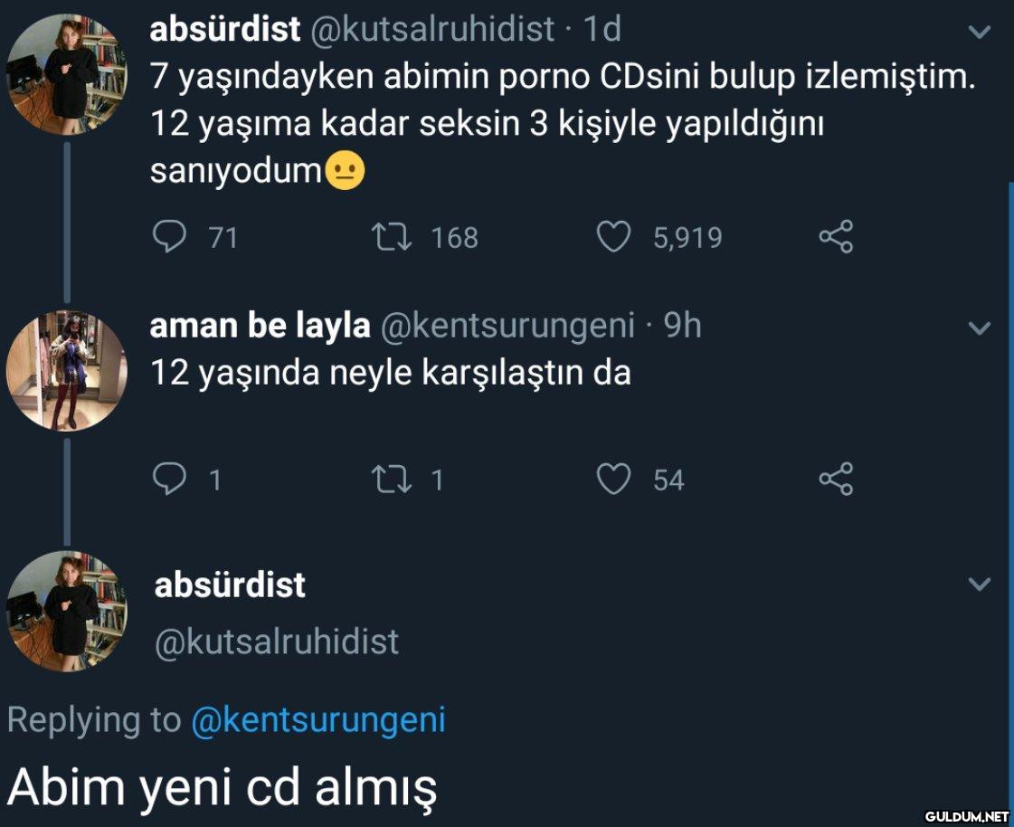 absürdist @kutsalruhidist...