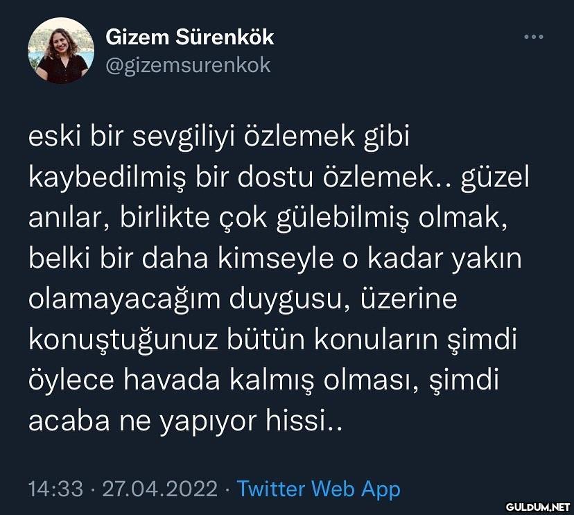 Gizem Sürenkök...